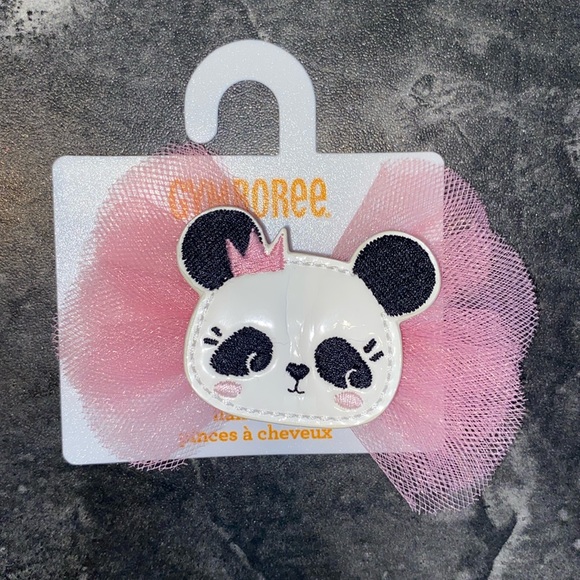 Gymboree Panda 🐼 Hair Clip/Barrette - Picture 1 of 3